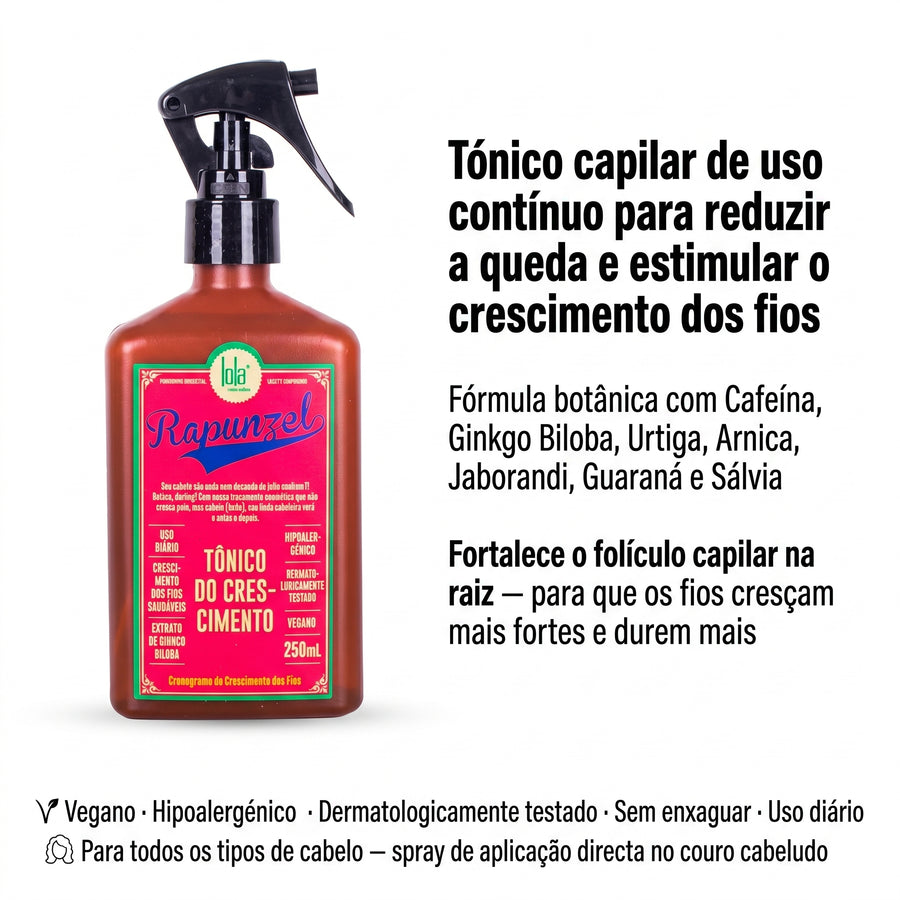 Lola Rapunzel Tónico do Crescimento Anti-Queda 250ml