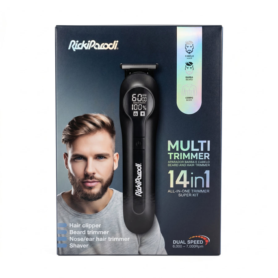 RickiParodi Multi Trimmer 14in1 Aparador Barba e Cabelo