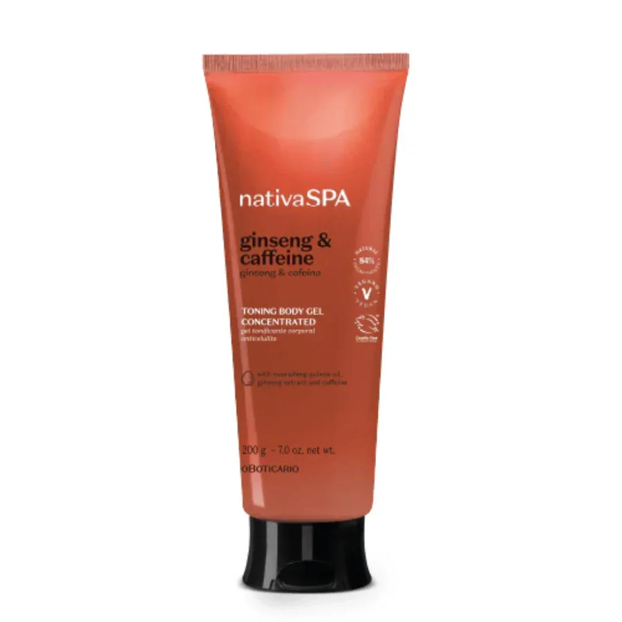 O Boticário Gel Corporal Tonificante Nativa SPA Ginseng & Cafeína 200g - Ilha dos cosméticos