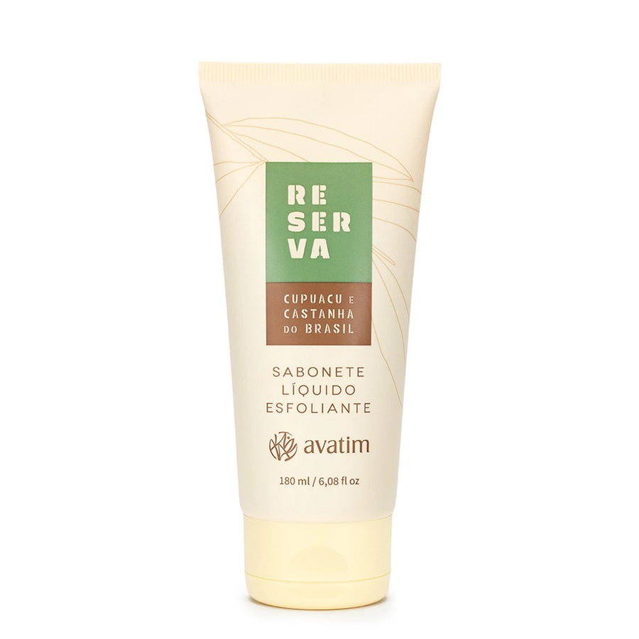 Avatim Reserva Sabonete Líquido Esfoliante Cupuaçu & Castanha do Brasil 180ml
