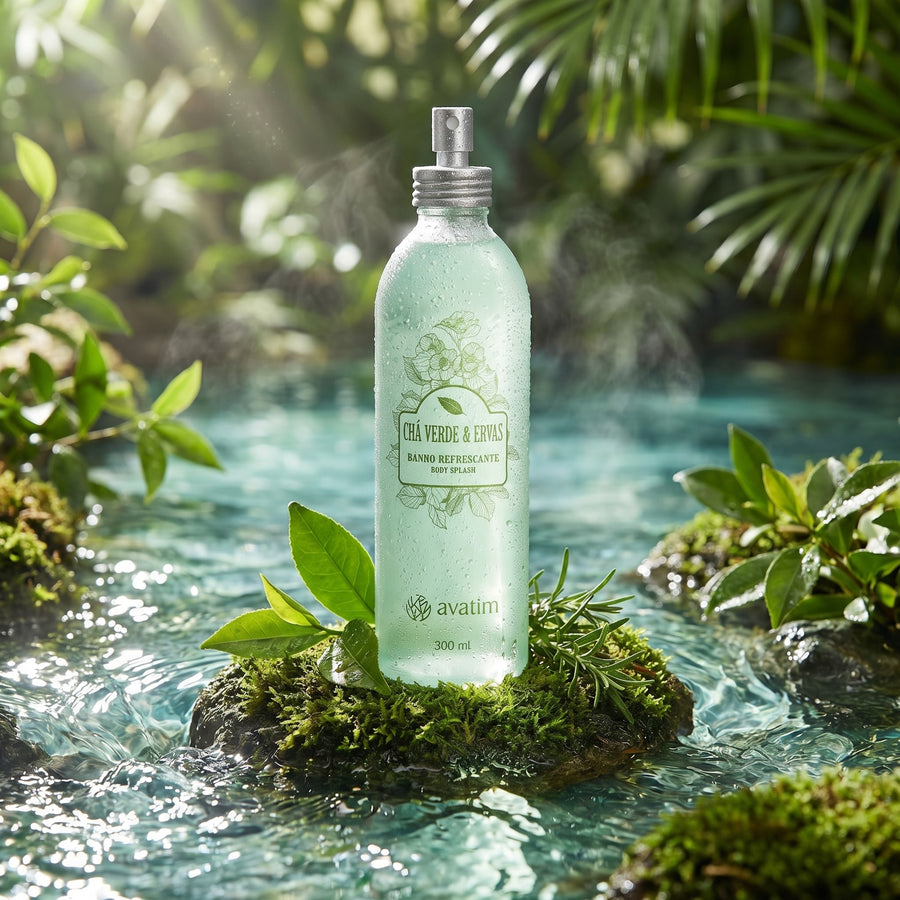 Avatim Dia Dia Banho Refrescante Chá Verde & Ervas 300ml
