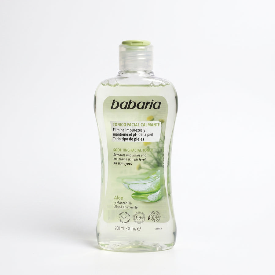 Babaria Tónico Facial Calmante Aloé e Camomila 200ml