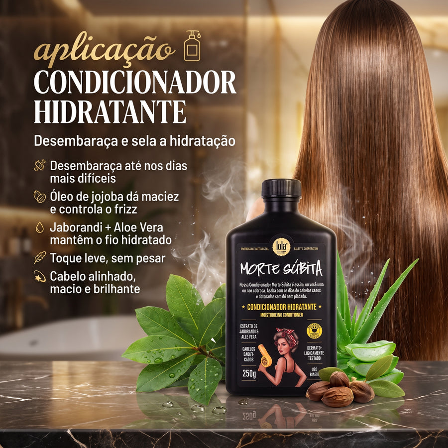 Lola Morte Súbita Pack Hidratação Intensa — Shampoo + Condicionador + Máscara