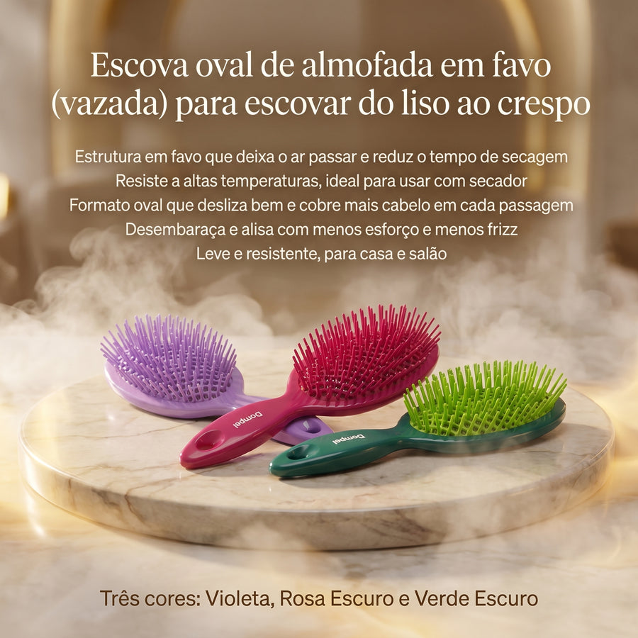 Dompel Escova Favo Oval