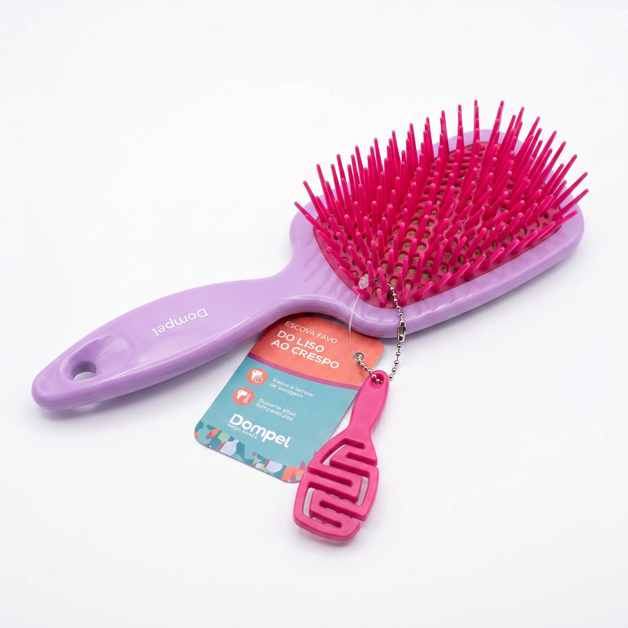 Dompel Escova Favo Retangular Violeta