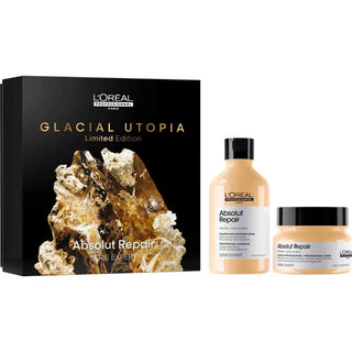 L'Oréal Professionnel Coffret Absolut Repair Glacial Utopía Duo Shampoo + Máscara - Ilha dos cosméticos