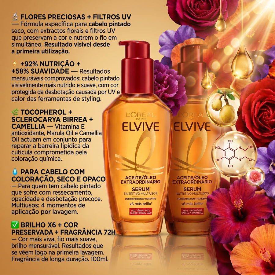 L'Oréal Paris Elvive Óleo Extraordinário Serum Flores Preciosas 100ml