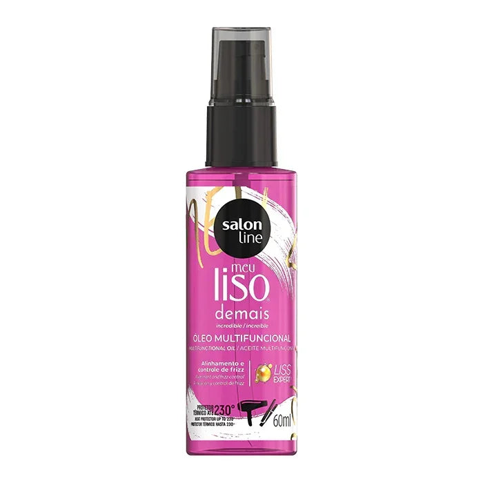 Salon Line Óleo Multifuncional Meu Liso Demais 60ml - Ilha dos cosméticos