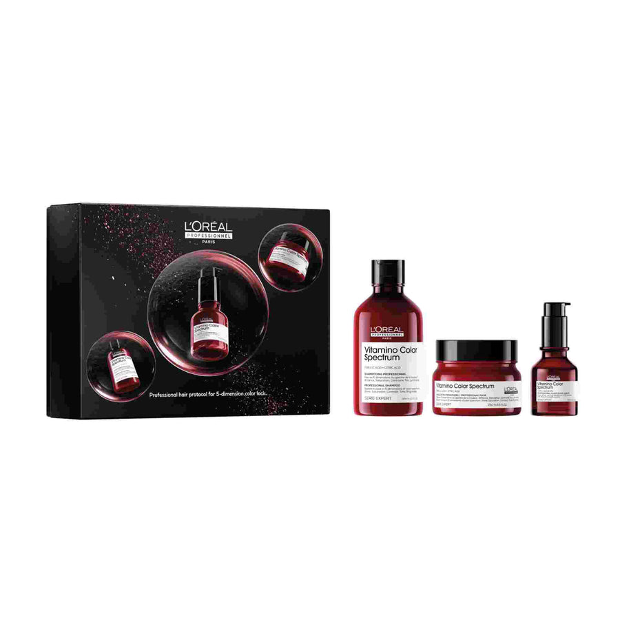 L'Oréal Professionnel Vitamino Color Spectrum Pack Natal Trio, caixa de Natal com os produtos