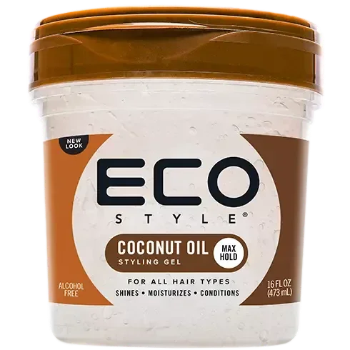 Eco Style Coconut Oil Gel 473ml - Ilha dos cosméticos