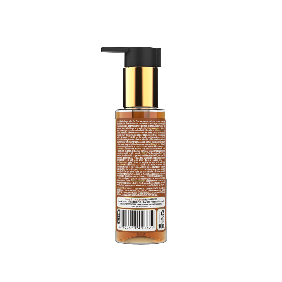 Dona Flora Argão Sérum Reparador Nutrição & Brilho 100ml