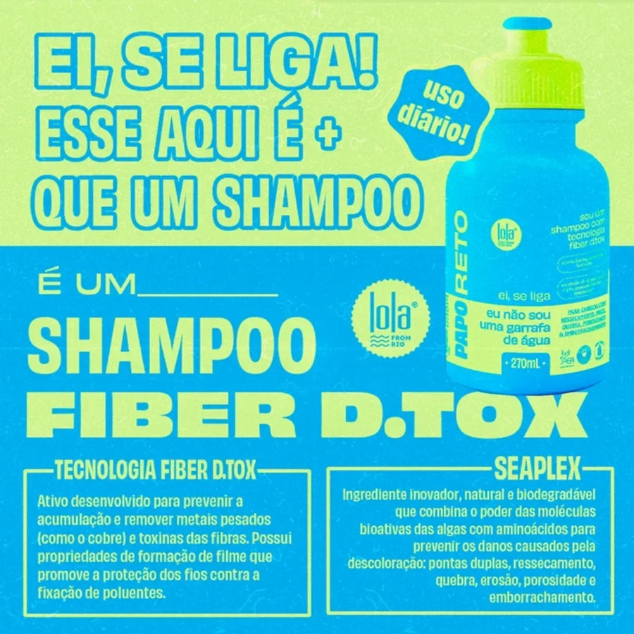Lola Pack Papo Reto – Kit Detox, Reparação e Brilho Espelhado