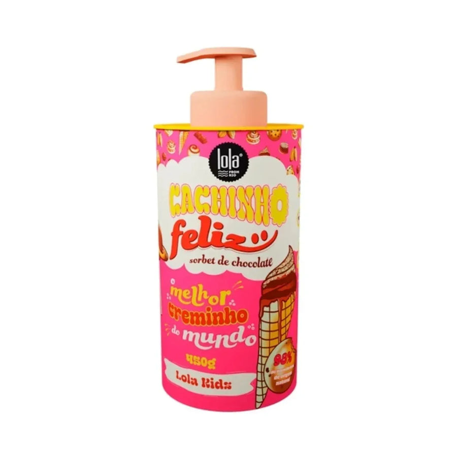 Lola Cachinho Feliz Chocolate Creme para Pentear 450g - Ilha dos cosméticos