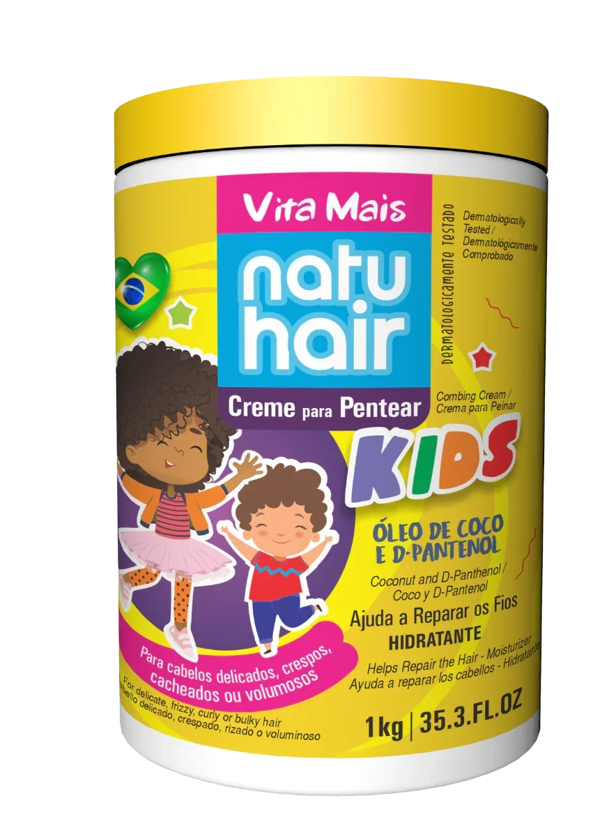 NatuHair Kids Creme de Pentear 1kg - Ilha dos cosméticos