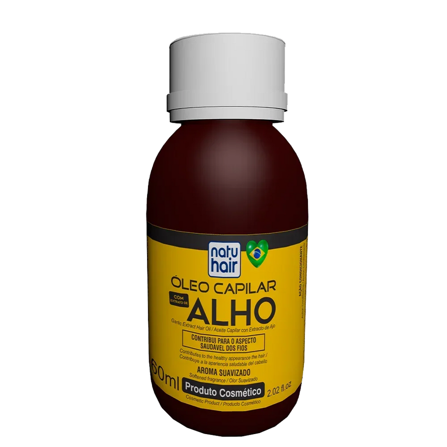 NatuHair Óleo de alho 60ml - Ilha dos cosméticos