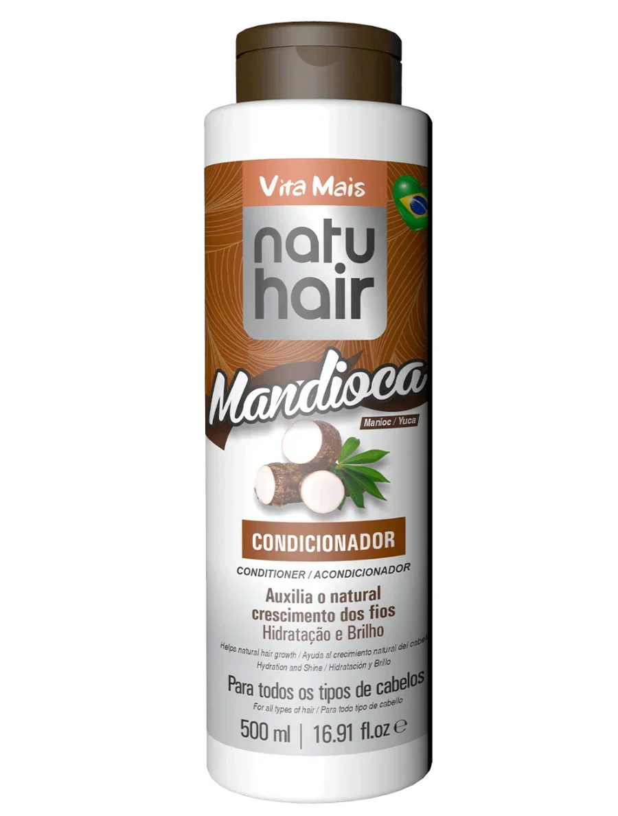 NatuHair Mandioca Condicionador 500ml - Ilha dos cosméticos