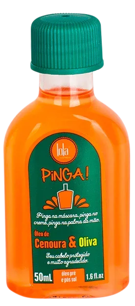 Lola Pinga Óleo Cenoura & Oliva 50ml - Ilha dos cosméticos