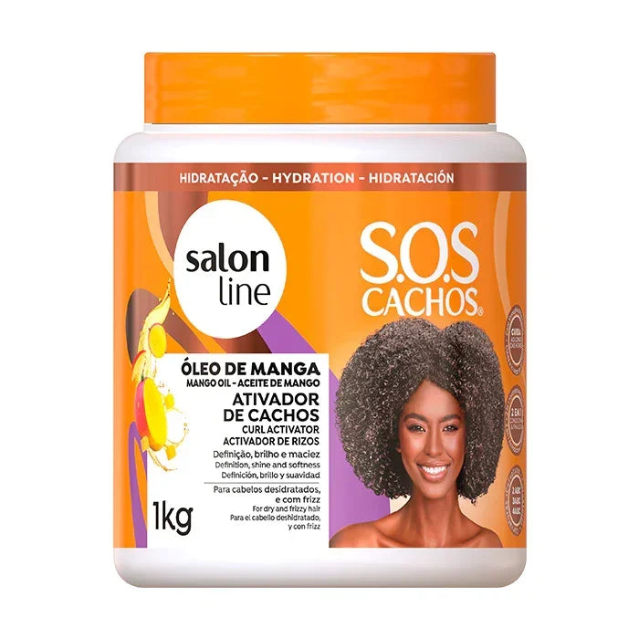 Salon Line SOS Cachos Óleo de Manga Ativador de Cachos 1kg - Ilha dos cosméticos