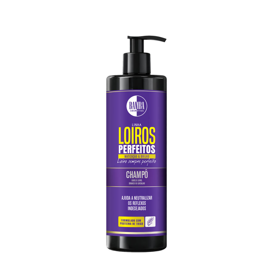 Bamba Loiros Perfeitos Shampoo Matizador & Brilho 500ml
