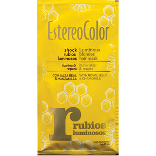 Estereocolor Shock Rubios Luminosos Máscara para Cabelo Loiro 50ml