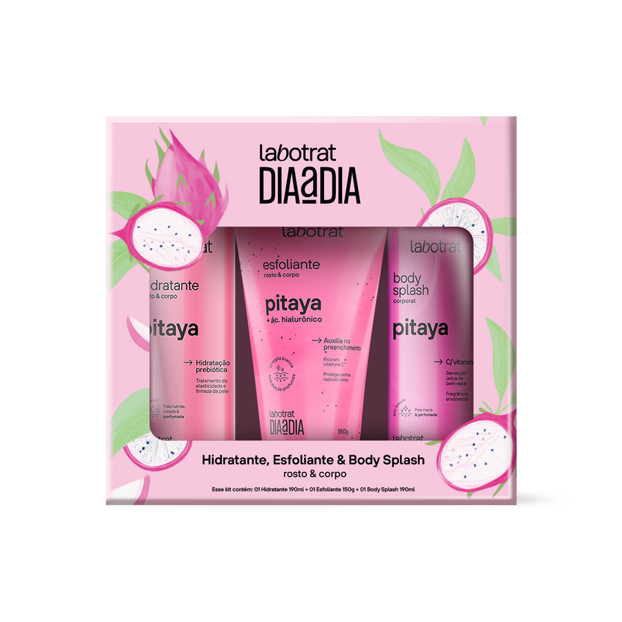 Labotrat Dia a Dia Pack Pitaya — Hidratante, Esfoliante & Body Splash