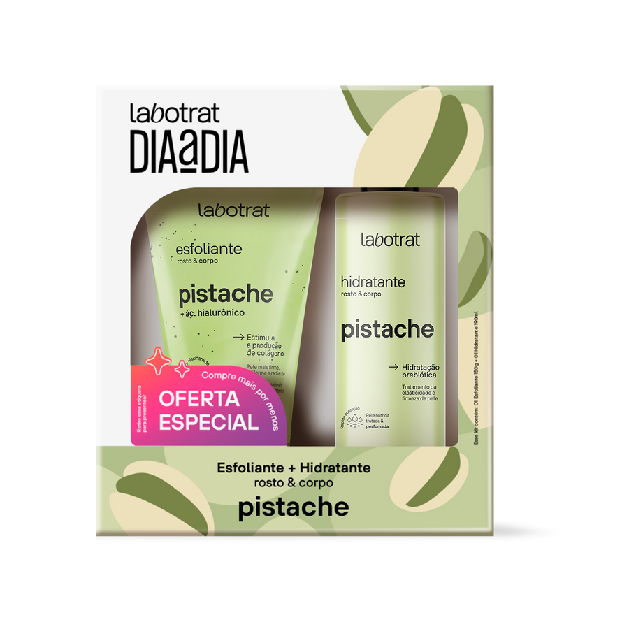 Labotrat Dia a Dia Pack Pistache — Esfoliante & Hidratante