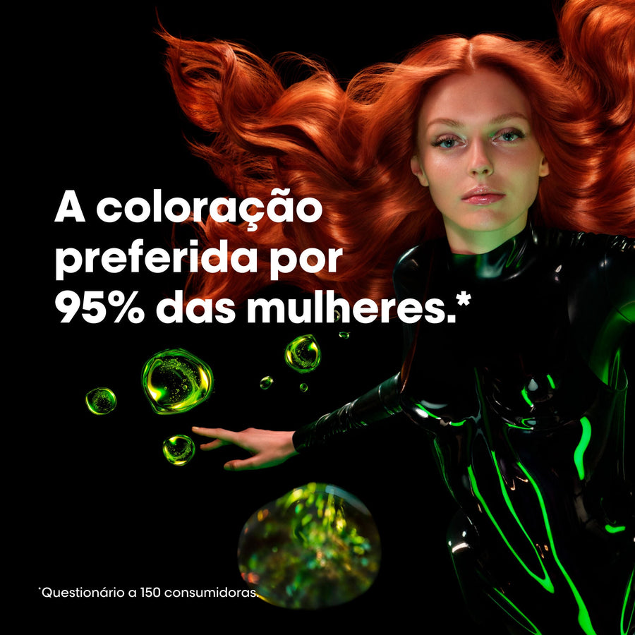 Campanha iNOA da L’Oréal Professionnel, cabelo ruivo acobreado