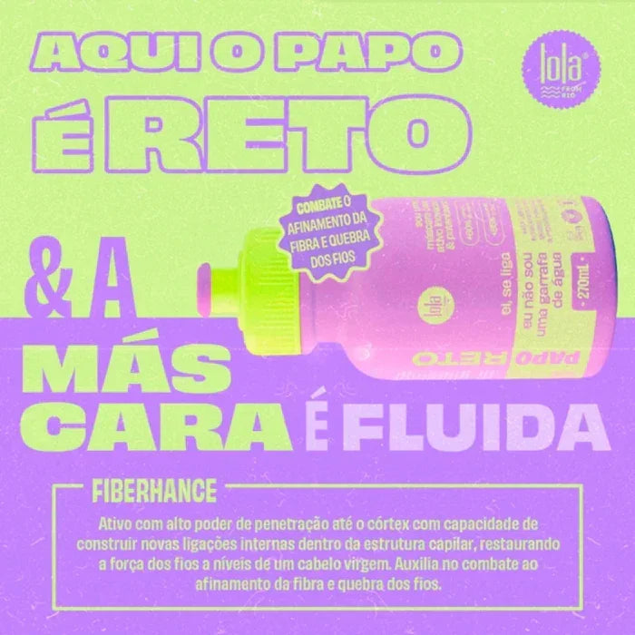 Lola Pack Papo Reto – Kit Detox, Reparação e Brilho Espelhado