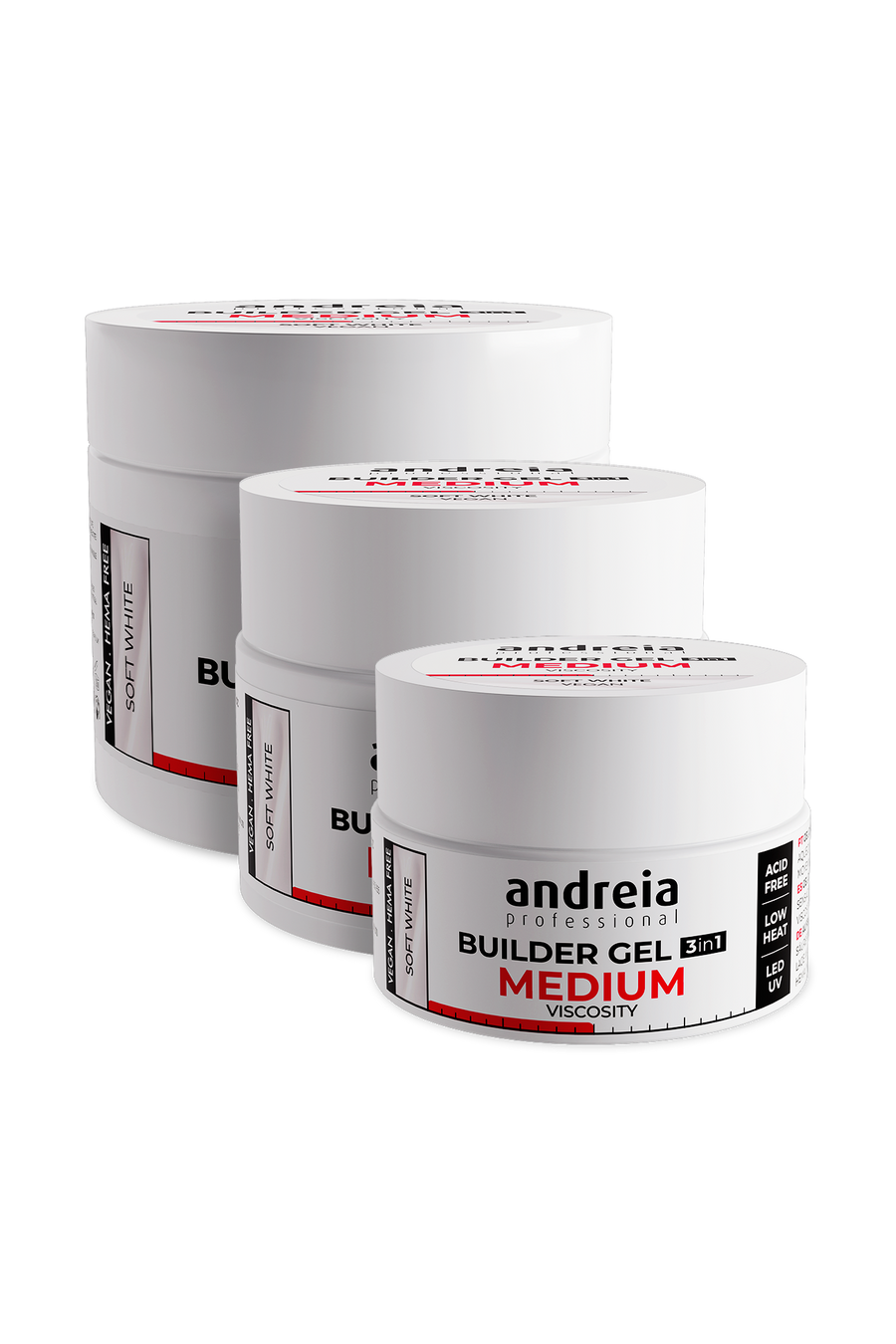 Andreia Builder Gel 3 em 1 Viscosidade Média