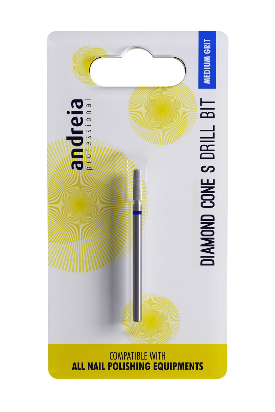 Andreia Drill Bit Ponteiras para Manicure Combinada Cónica Diamante S