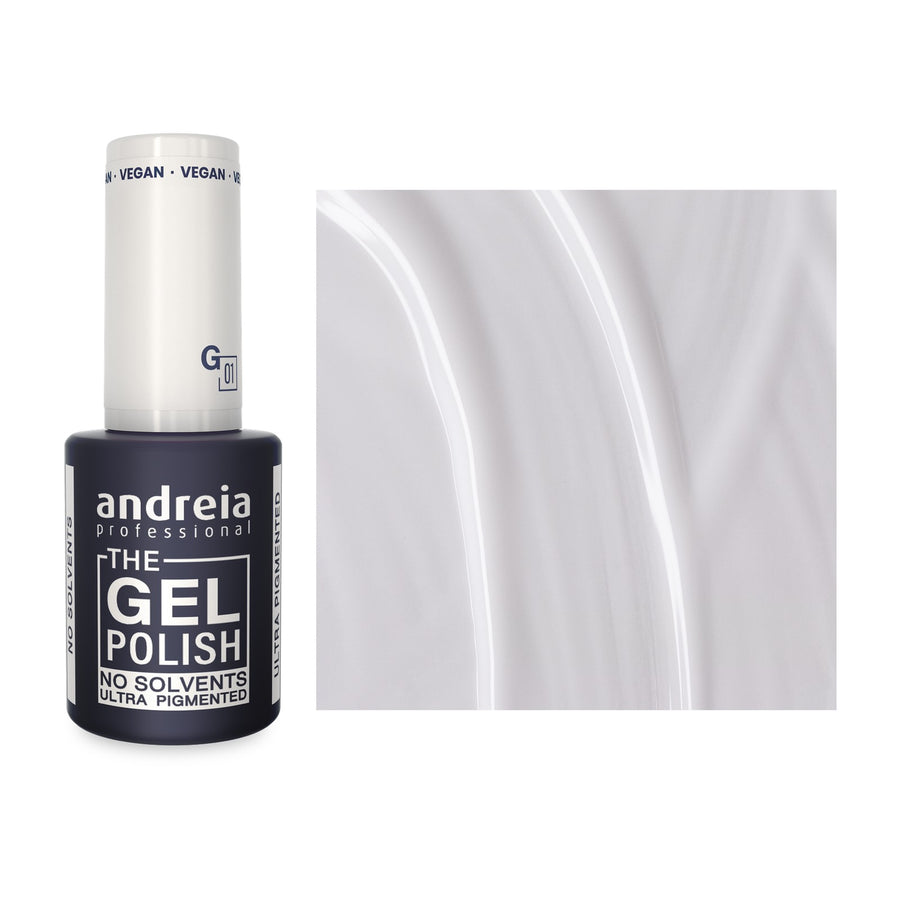 Andreia The Gel Polish Verniz Gel Vegan LED UV 10,5ml G01 Branco