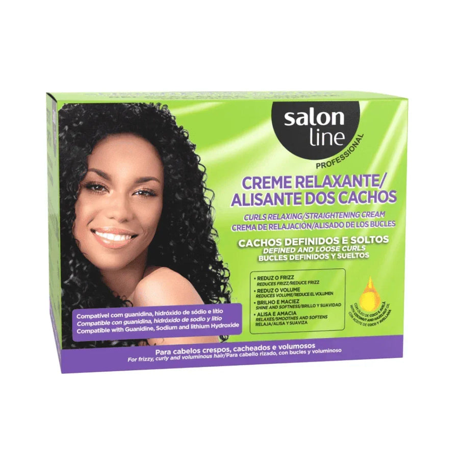 Salon Line Creme Relaxante Óleo de Coco e Óleo de Avelã 200gr - Ilha dos cosméticos
