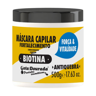 Gota Dourada Fortalecimento Biotina Máscara Capilar 500g