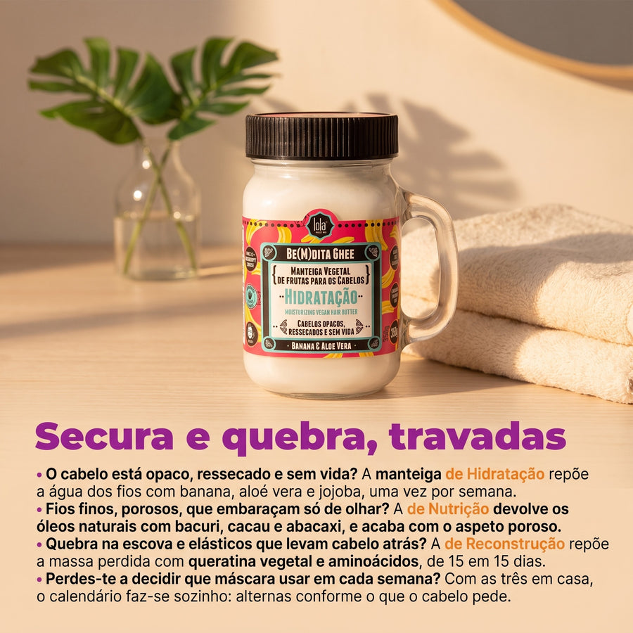 Lola Be(M)dita Ghee Pack Cronograma Capilar 3x350g — anúncio