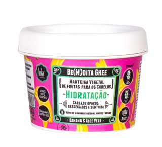Lola Be(M)Dita Ghee Máscara Hidratação Banana E Aloe Vera 100g - Ilha dos cosméticos
