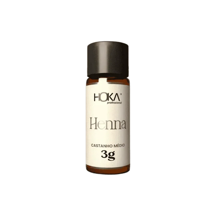 HOKA Henna Para Sobrancelhas Castanho Médio 3g - Ilha dos cosméticos