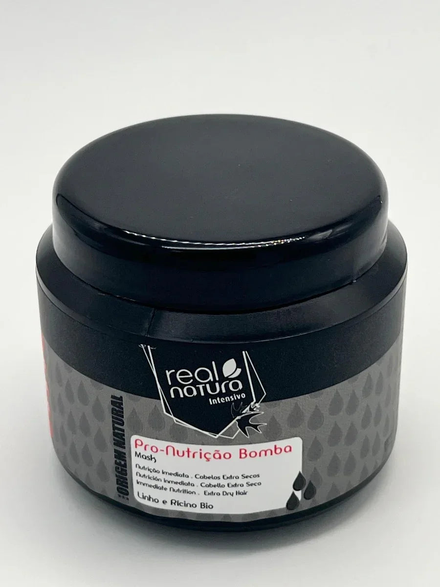 Máscara Pro-Nutrição Bomba Real Natura 200ml - Ilha dos cosméticos