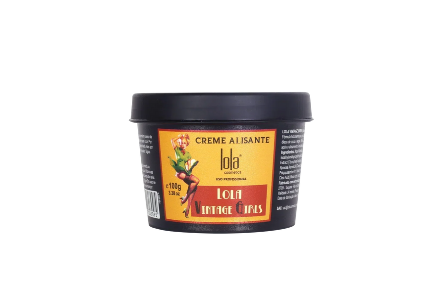 Lola Vintage Girls Creme Alisante 100g - Ilha dos cosméticos