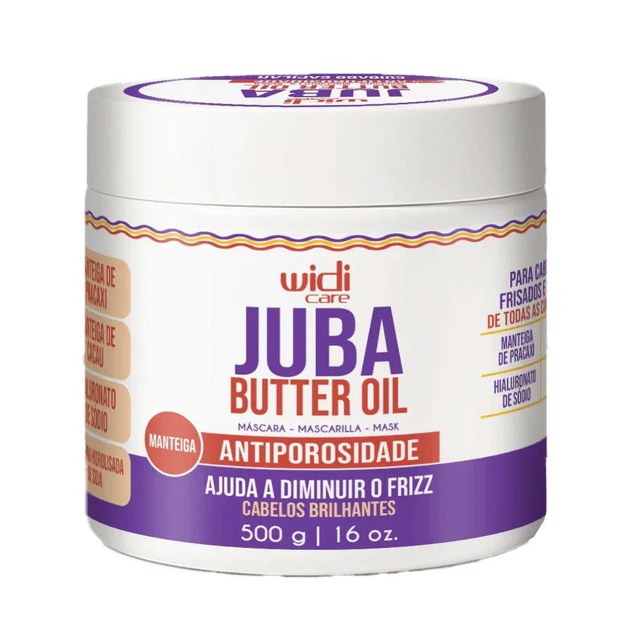 Widi Care Juba Butter Oil Máscara Antiporosidade 500g - Ilha dos cosméticos