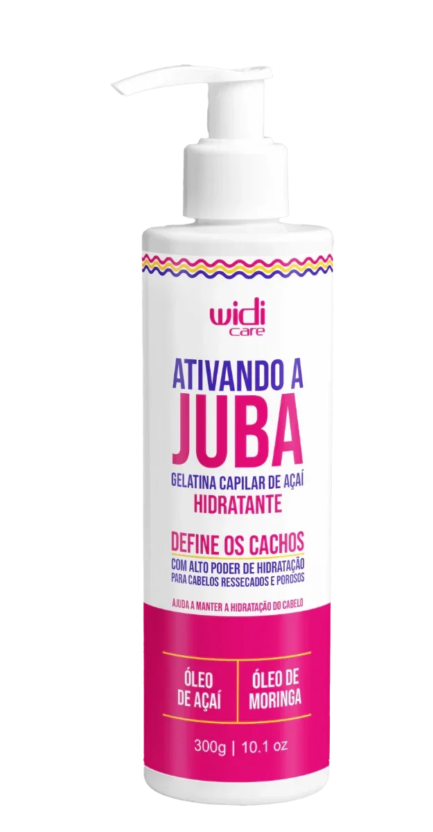 Widi Care Ativando a Juba Gelatina Capilar de Açaí Hidratante 300g - Ilha dos cosméticos