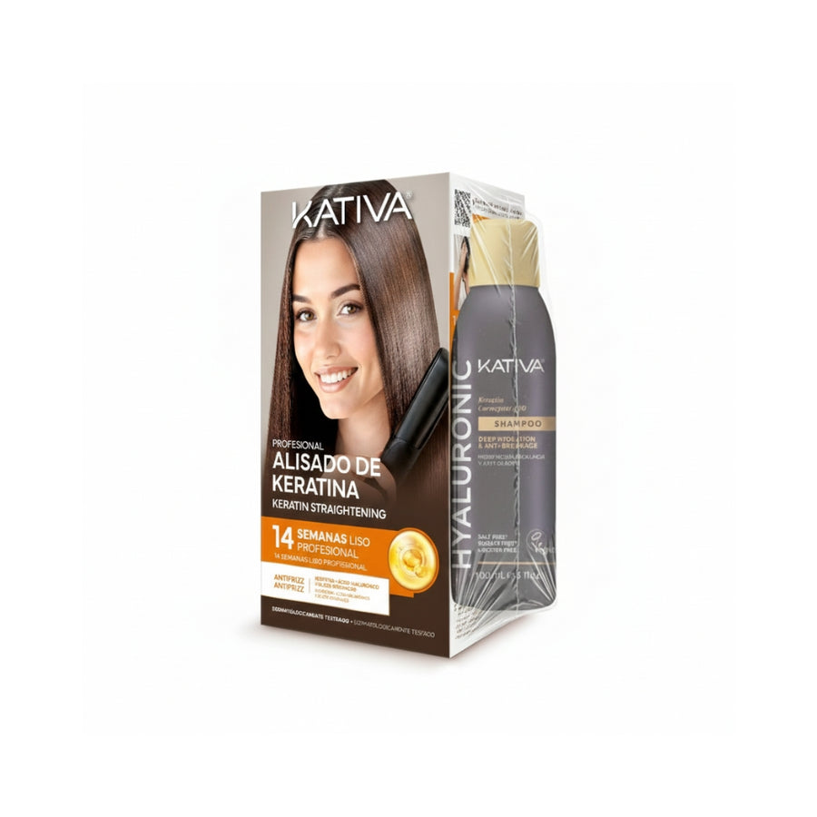 Kativa Pack Alisamento com Keratina e Shampoo Hyaluronic