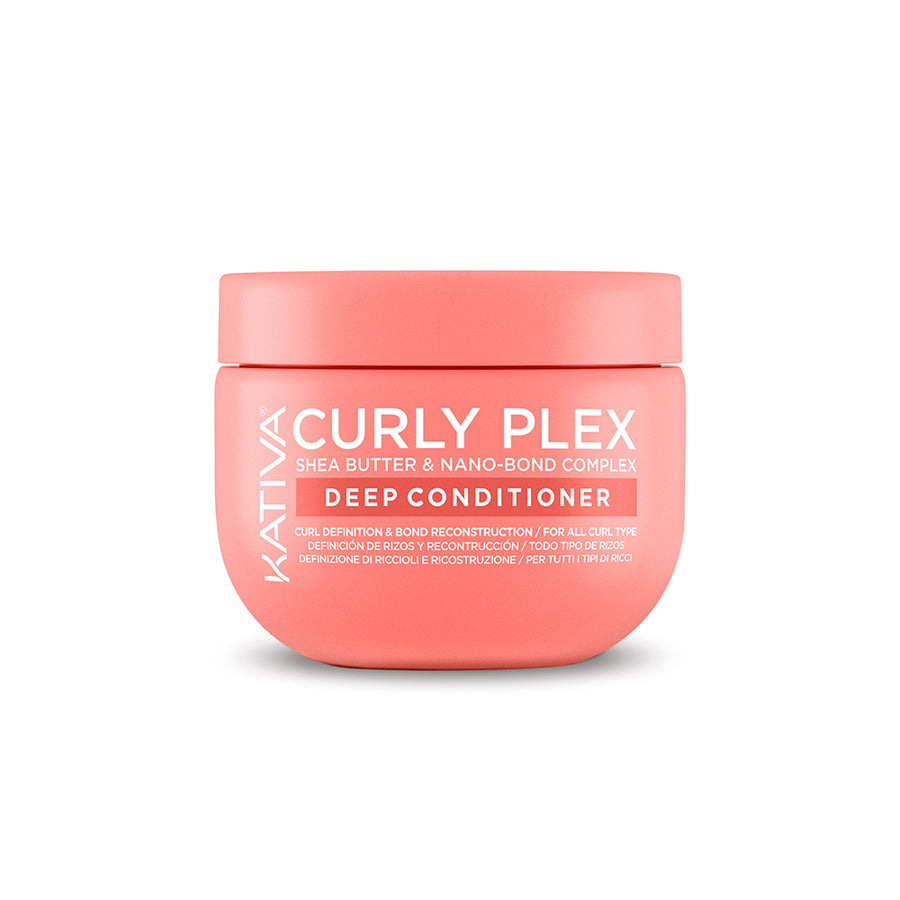 Kativa Curly Plex Deep Conditioner Condicionador e Máscara para Cachos 450ml
