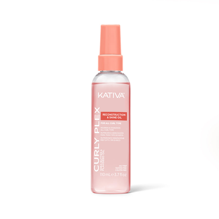 Kativa Curly Plex Reconstruction & Shine Oil Óleo Finalizador para Cachos 110ml