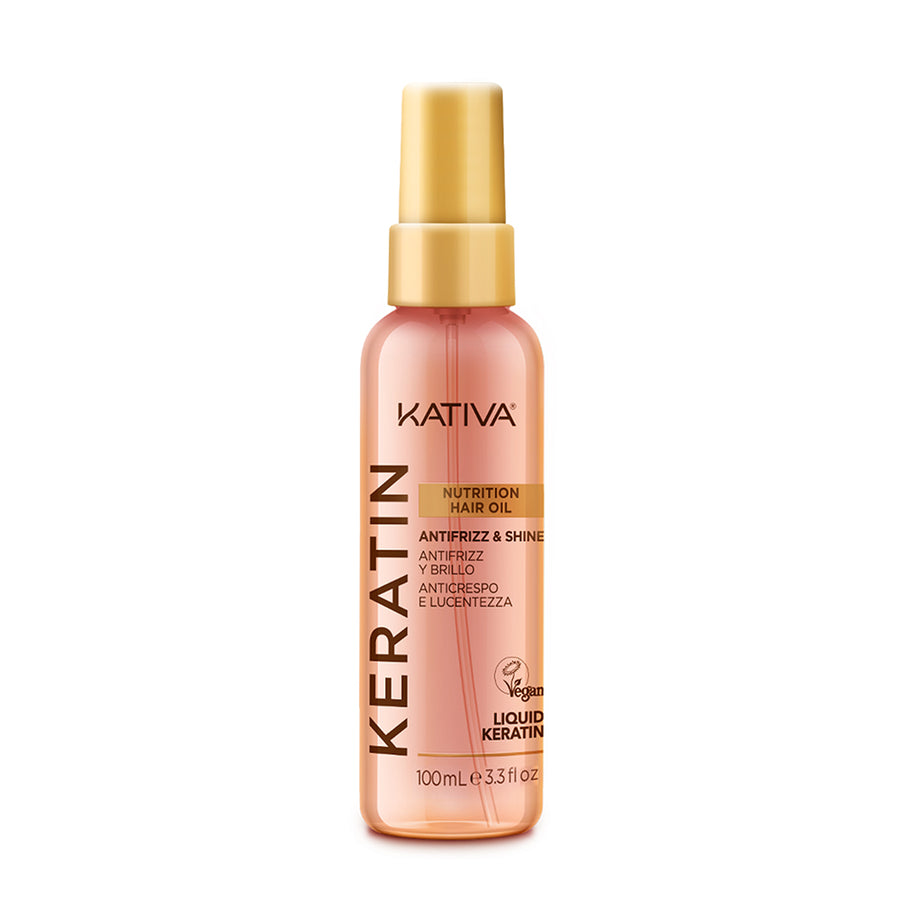 Kativa Keratin Nutrition Hair Oil Óleo Capilar Antifrizz e Brilho 100ml