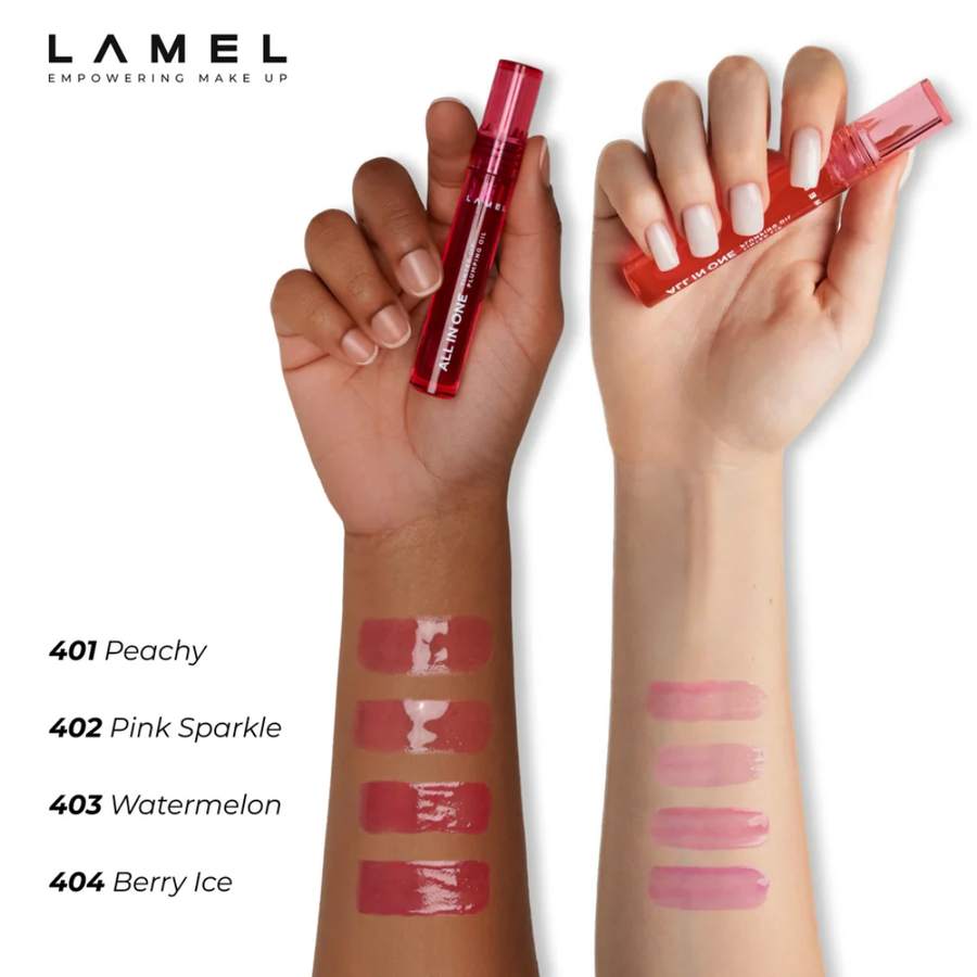 Lamel All In One Óleo Labial com Cor e Efeito Volume 3ml Nº 401, imagem da marca Lamel