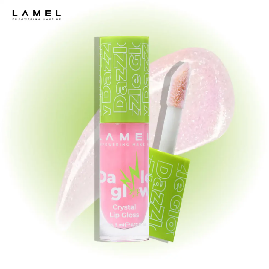 Lamel Dazzle Glow Gloss Labial de Brilho Espelhado 5ml 401 Blossom
