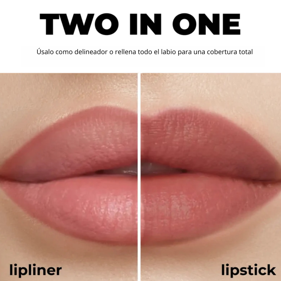 Lamel Gel Lip Liner Lápis de Lábios de Longa Duração 1,7g Nº 410, painel da marca com as características