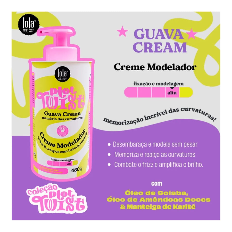 Lola Plot Twist Guava Crème Modeladora 480g — foto oficial da marca