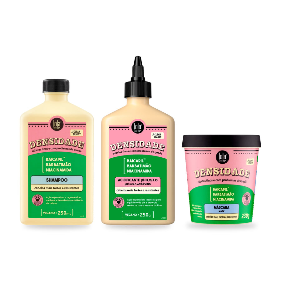 Lola Pack Densidade Acidificante, Shampoo e Máscara