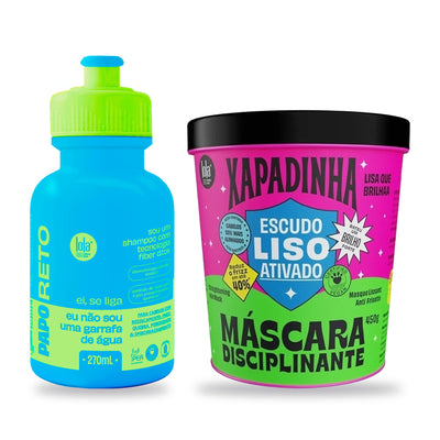 Lola Pack Detox e Alinhamento Shampoo Papo Reto + Máscara Xapadinha